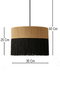Opviq Tenabra Lámpara de Macramé Beige y Negro